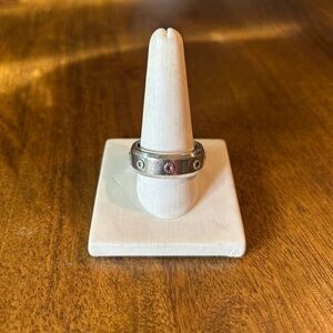 Tiffany & Co Men's Paloma Picasso Turbo Titanium 925 Ring / Size 11